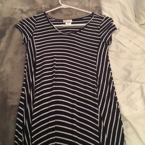 Striped t shirt dress